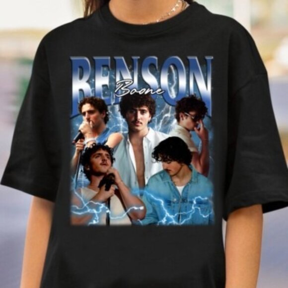 Tops - Benson Boone Graphic T-Shirts, Retro Benson Boone Shirt